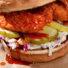 Hot chicken sandwiches and more from Rockin' Chicken Shack in Wisconsin Dells WI.